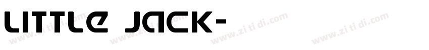 LITTLE JACK字体转换